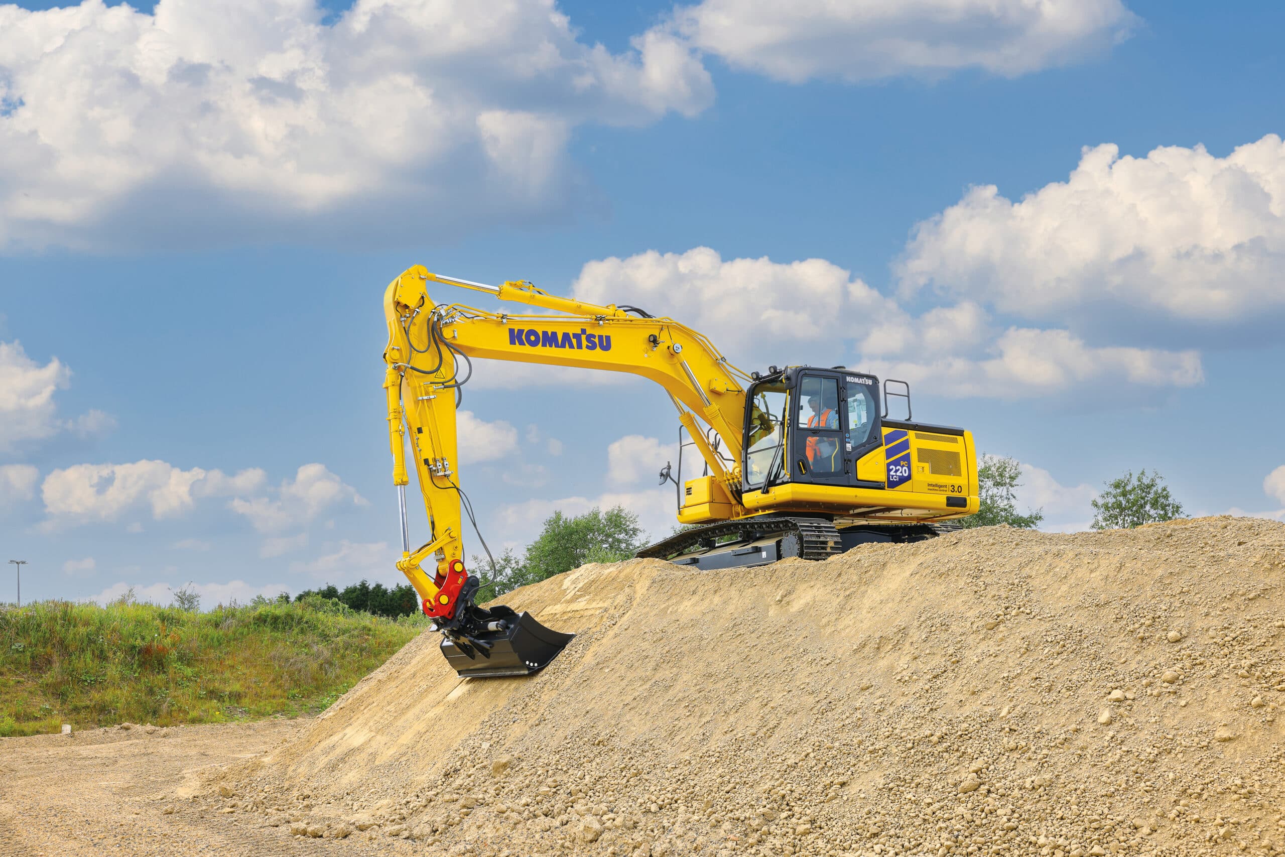 De volledig nieuwe Komatsu PC220LCi‑12: ontwikkeld voor prestaties én machinist. 1