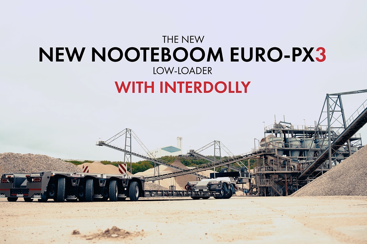 Nooteboom introduceert nieuwe EURO-PX3 met Interdolly: meer laadvermogen, meer flexibiliteit in speciaal transport 3