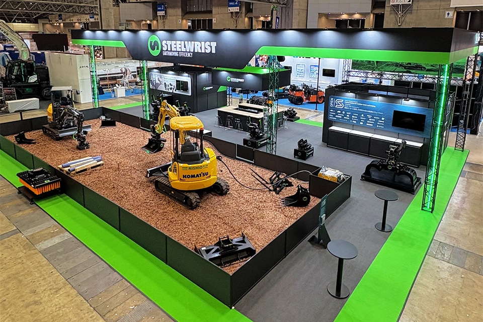 Steelwrist lanceert de derde generatie XTR tiltrotators in Azië tijdens de CSPI-EXPO in Tokio 1