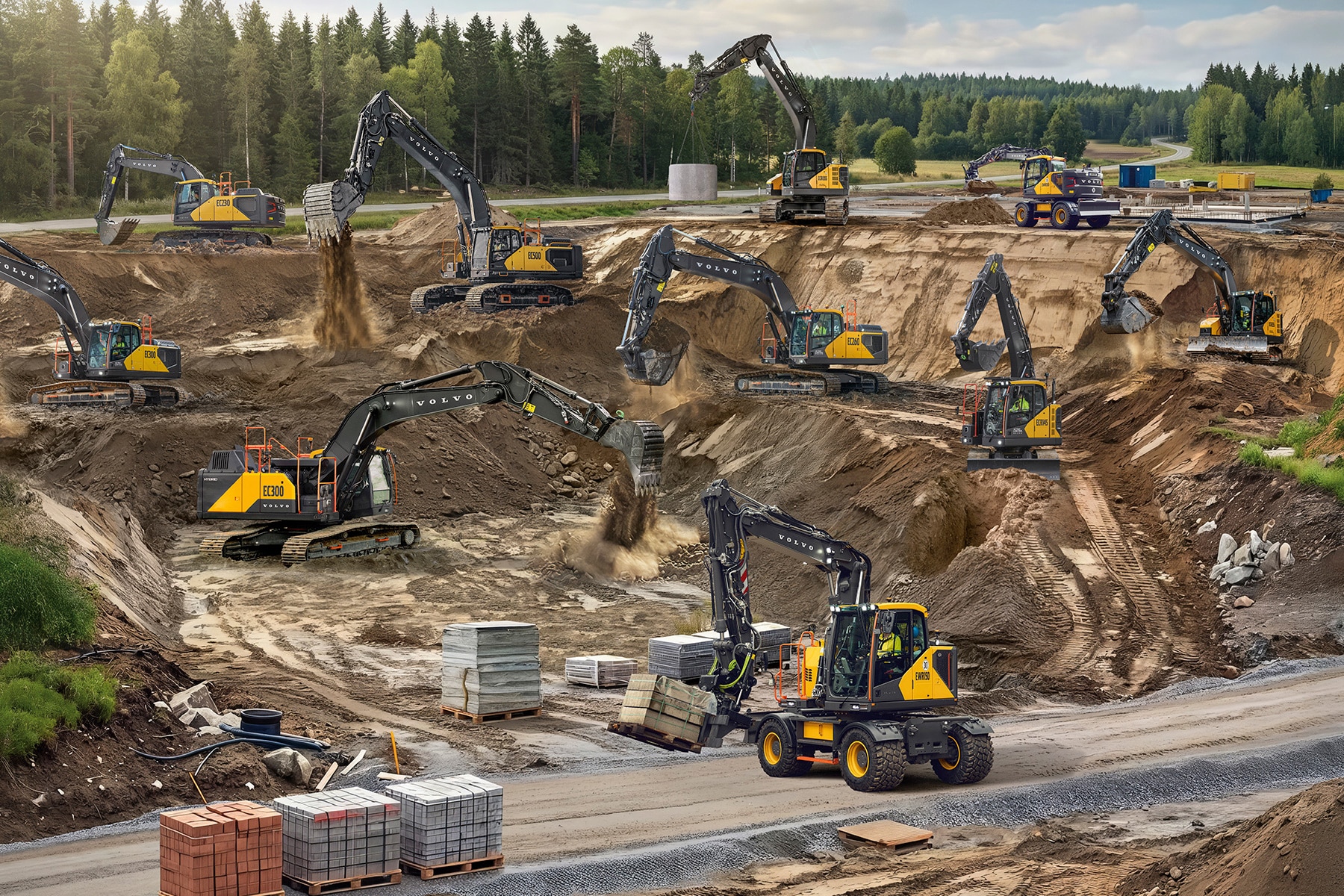Test de nieuwste Volvo machines op Matexpo Demo Days 2026 1