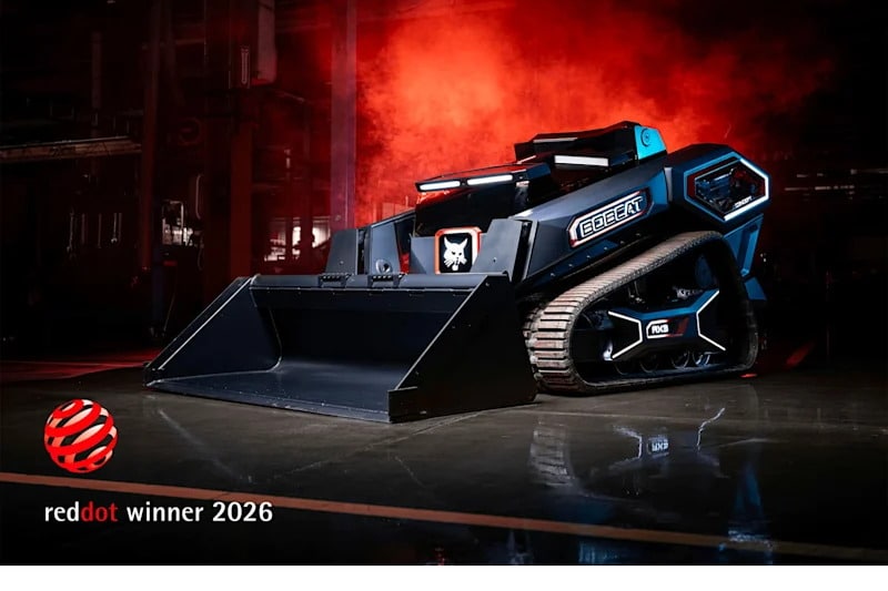 Bobcat wint tweede Red Dot Award met RogueX3, bekroond om baanbrekende machinearchitectuur 1